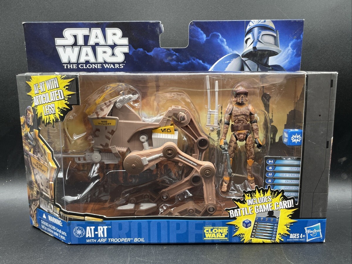 Star Wars: The Clone Wars AT-RT Walker ARF Trooper 3.75