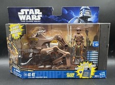 2010 Star Wars AT-RT WALKER w ARF TROOPER BOIL Battle Game Card CLONE WARS 29960