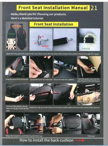 For Toyota Corolla 2003-2017 Blue Black Car Seat Cover 5 Seats Leather Full Set - Picture 13 of 13
