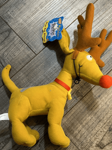 Rugrats Spike The Dog Plush Stuffed Beanie Animal Toy Vtg 1997 - Picture 2 of 6