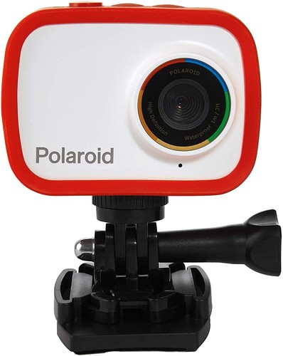 POLAROID ID757 12MP Red Waterproof Sports Action Digital Video Camcorder Camera - Picture 4 of 7