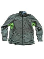 Patagonia Fleece Lined Soft Shell Jacket Olive Green Size XL A000898