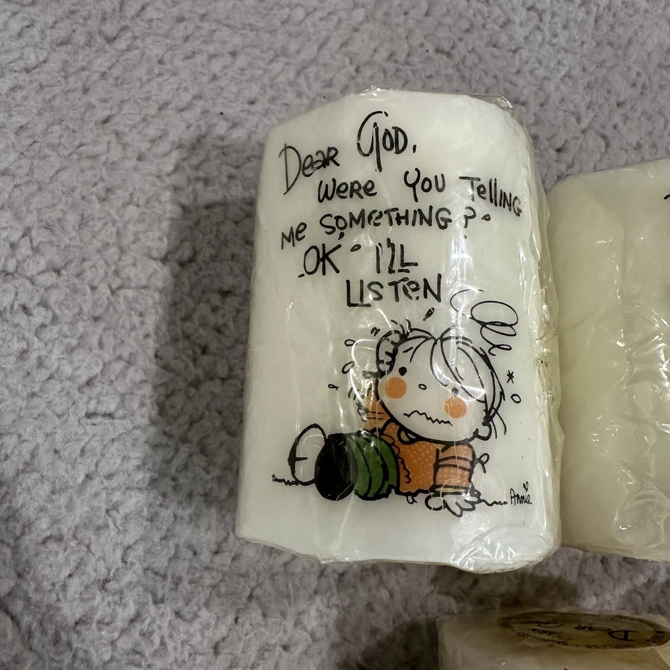 Lote de 5 velas Dear God Kids vintage 1982 Foto 2 de 4
