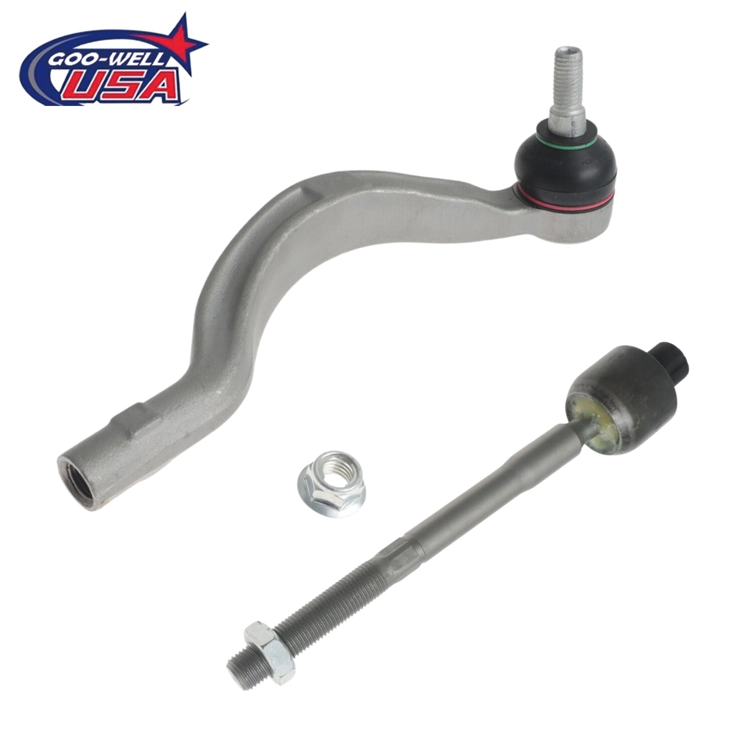 1 Pair Right Inner & Outer Tie Rod End for Maserati Quattroporte Ghibli 3.0L
