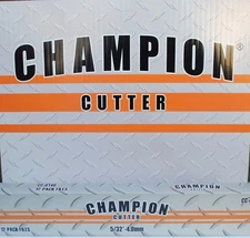 12 CHAMPION CUTTER CHAINSAW FILES 5/32 FITS 3/8 PICCO CHAIN