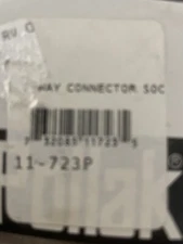 Pollak 7 Way Connector Socket - Black - #11-723P Fits Trailers & More