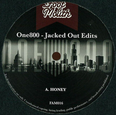 One800 - Jacked Out Edits / NM / 12''''