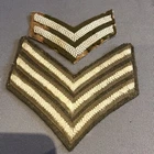 British Army Rank Chevron ~ SGT ~ Battledress Stripes ~ WW1 / WW2