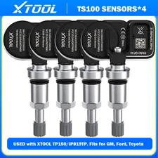 XTOOL TS100 TPMS Sensor 4PCS Tire Pressure Sensor Monitor System 433Mhz 315Mhz