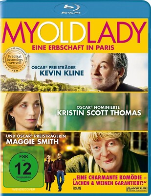 MY OLD LADY   BLU-RAY NEU  KEVIN KLINE/MAGGIE SMITH/KRISTIN SCOTT THOMAS/+