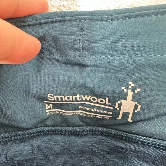 smartwool teal lined running outdoors hiking shorts