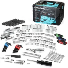 DURATECH 497 Pieces Mechanics Tool Set Ratchet Sockets Wrench Set SAE Metric NEW