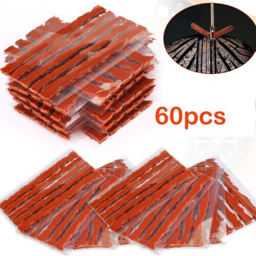 Buy 60pcs Tire Repair Rubber Strips Plugs Tubeless Seal Patch Self Vulcanizing In Rancho