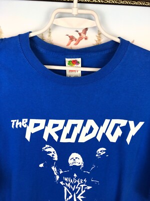 Vintage The Prodigy Invaders Must Die Band Tee Shirt Mens Rare