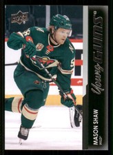 2021-22 Upper Deck #730 Mason Shaw Young Guns RC