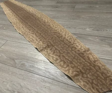 Tan Genuine Karung Elephant trunk Snake Hide Taxidermy leather Skin Rattle 548