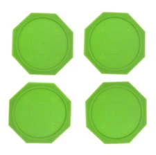 4 Air - Green Octagon Table Hockey 2.5 Inch Pucks