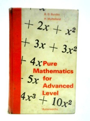 Reine Mathematik für Fortgeschrittene (B.D. Bunday - 1967) (ID: 14940)