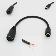 Mini DIN6 MDIN6 PS/2 Male to DIN5 AT Female PC Mac Keyboard Adapter Converter 6"