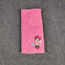Minnie Mouse Security Blanket Lovey Pink Fleece Soft Soothing Cuddle Throw