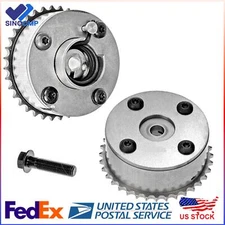 PAIR VVT Timing Camshaft Gear for TOYOTA COROLLA 09-15 MATRIX PRIUS 1.8 1ZR 2ZR-