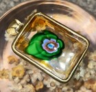 Vermeil Murano Glass Big  Charm!!! — photo 1