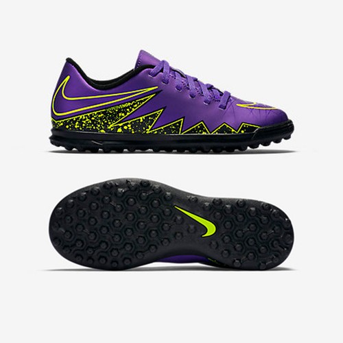 Nike HYPERVENOM PHADE II TF 749912-550 SCARPA CALCETTO JR RAGAZZO col.  VIOLA NEW | eBay