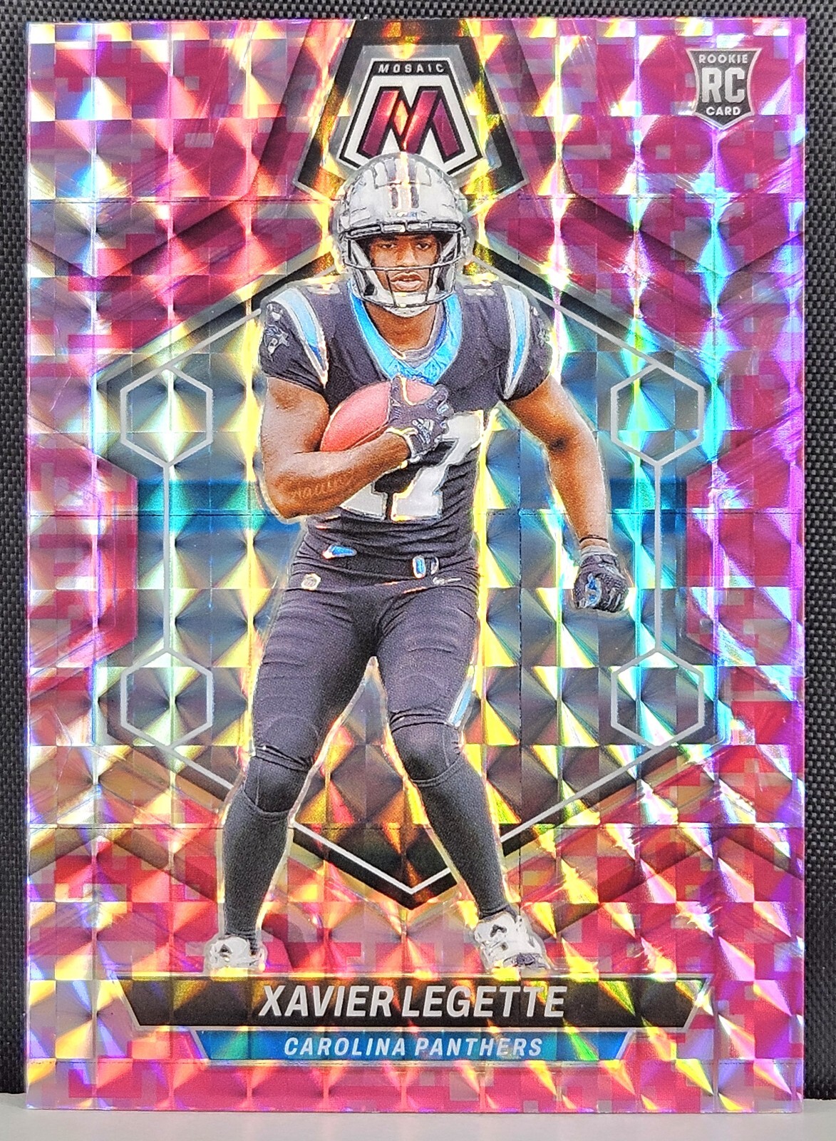 2024 Panini Mosaic Xavier Legette #332 Pink Camo RC - Panthers