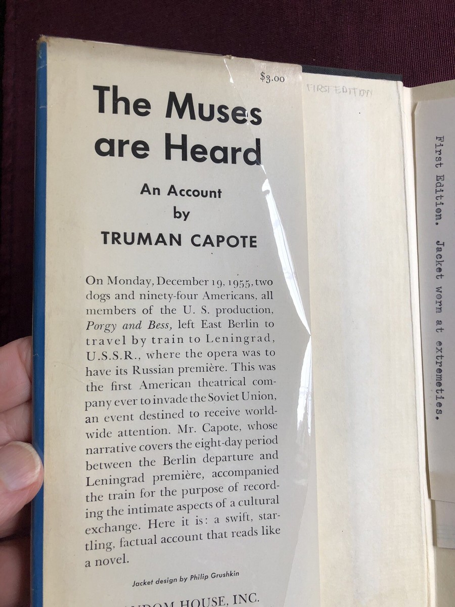 洋書 The Muses Are Heard by Truman Capote musesarehearda00capo