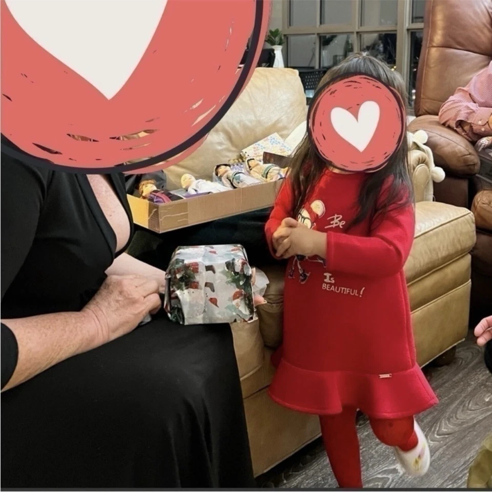 Vestido Mayoral Niño Pequeño 18 Meses Bebé Niña Rojo Grueso Manga Larga Vacaciones Preppy Foto 2 de 4