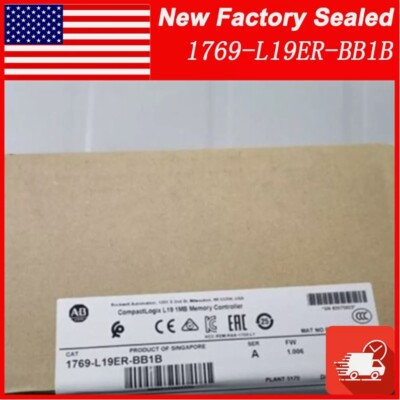 NEW AB 1769-L19ER-BB1B CompactLogix 5370 L19 1MB Controller