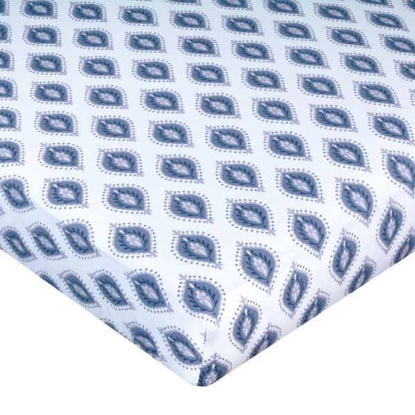 Juego de cama para cuna Kidsline Dena Indigo 4 piezas + azul móvil (total 5 piezas) *Nuevo* Foto 3 de 4