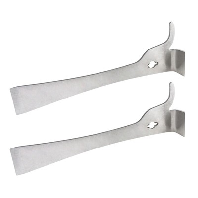 2Pcs Multifunctional Stainless Steel Honeycomb Uncapping Fork Beekeeping Tool