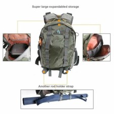 NewShot Gilet de pêche, veste multi-poches pour homme, femme, pêcheur (vert
