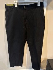 Men's Black Vintage Dickies Workwear Pants Size 36UL W20