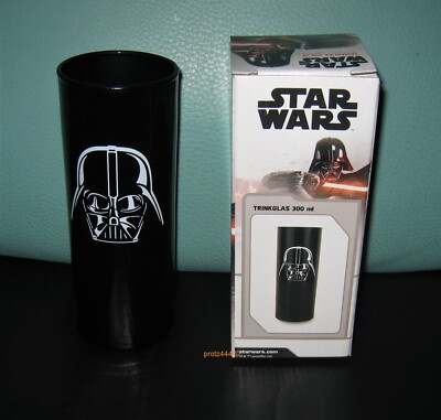 STAR WARS   DARTH VAIDER schwarz KINO Movie Cinema TRINKGLAS Trinkbecher NEU OVP