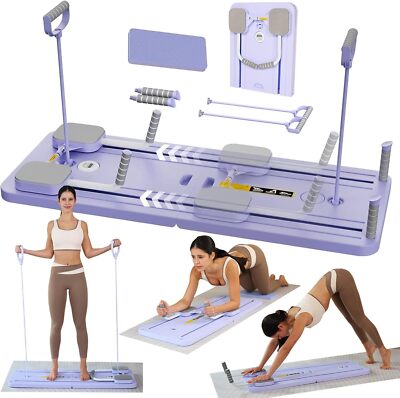 Pilates Reformer Board - Multifunctional Foldable Abdominal Board Core Trainer