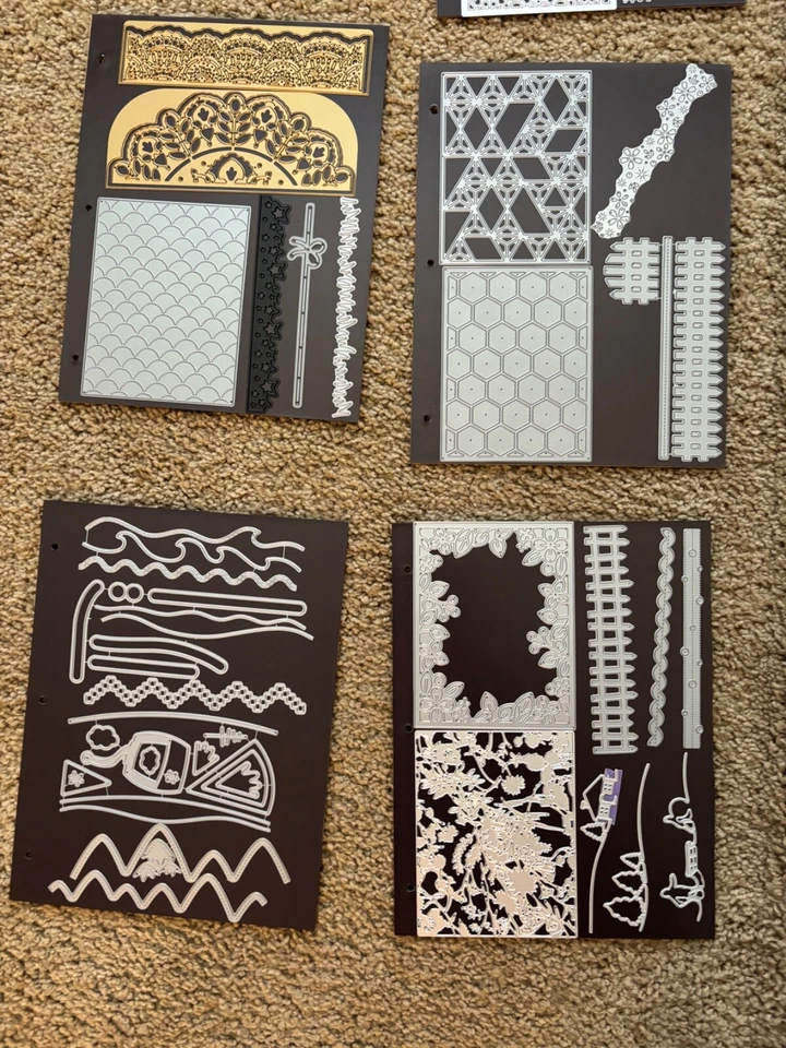 lote troquelados metálicos para hacer tarjetas Foto 4 de 4