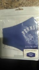 Blue PENNSYLVANIA Premium Face Mask Reusable Cold/Flu Protection CombineShip 1Pc