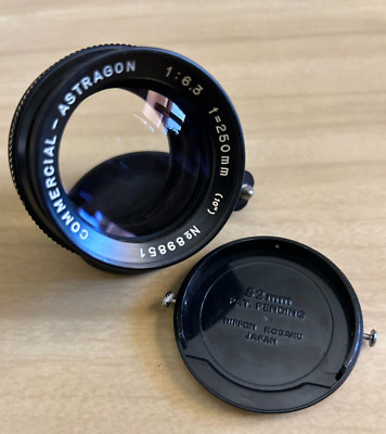 ASTRAGON COMMERCIAL 250MM F/6.3 LARGE FORMAT LENS BY YAMASAKI (CONGO)