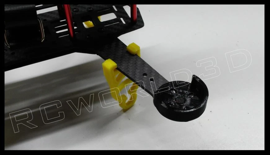 QUADCOPTER BRUSHLESS MOTOR MOUNT/BASE PROTECTOR 4PCS 3D PRINTED SOLID - PLA - Image 2 of 4