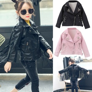 baby girl leather jacket