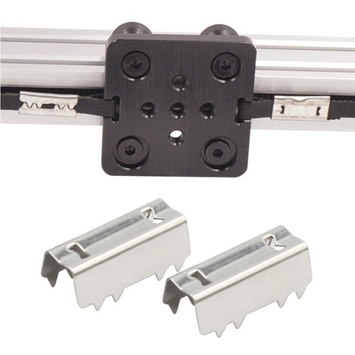 10pcs 3D Printer GT2 Open Belt Clip Open-end Timing Belts Belt Clamp Crim Style - Zdjęcie 10 z 10