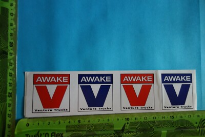 Alter Aufkleber LKW Truck Transport Spedition AWAKE Venture Trucks