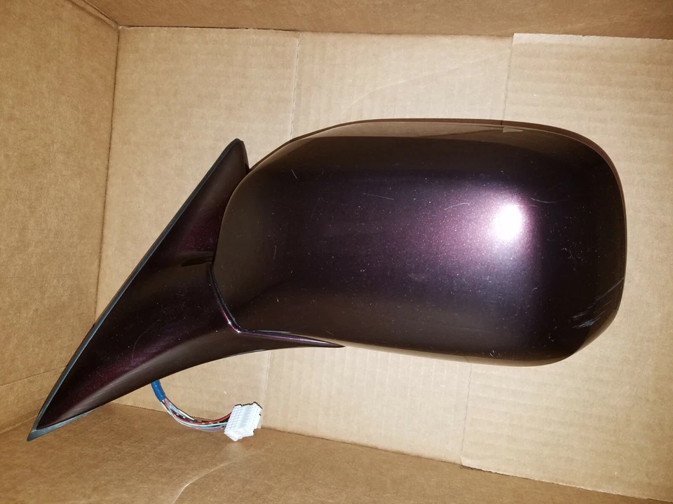 2005 2006 LEXUS ES330 ES 330 DRIVER ESPELHO VERMELHO ESCURO ESQUERDO 05 06 FABRICANTE DE EQUIPAMENTO ORIGINAL - Imagem 4 de 4