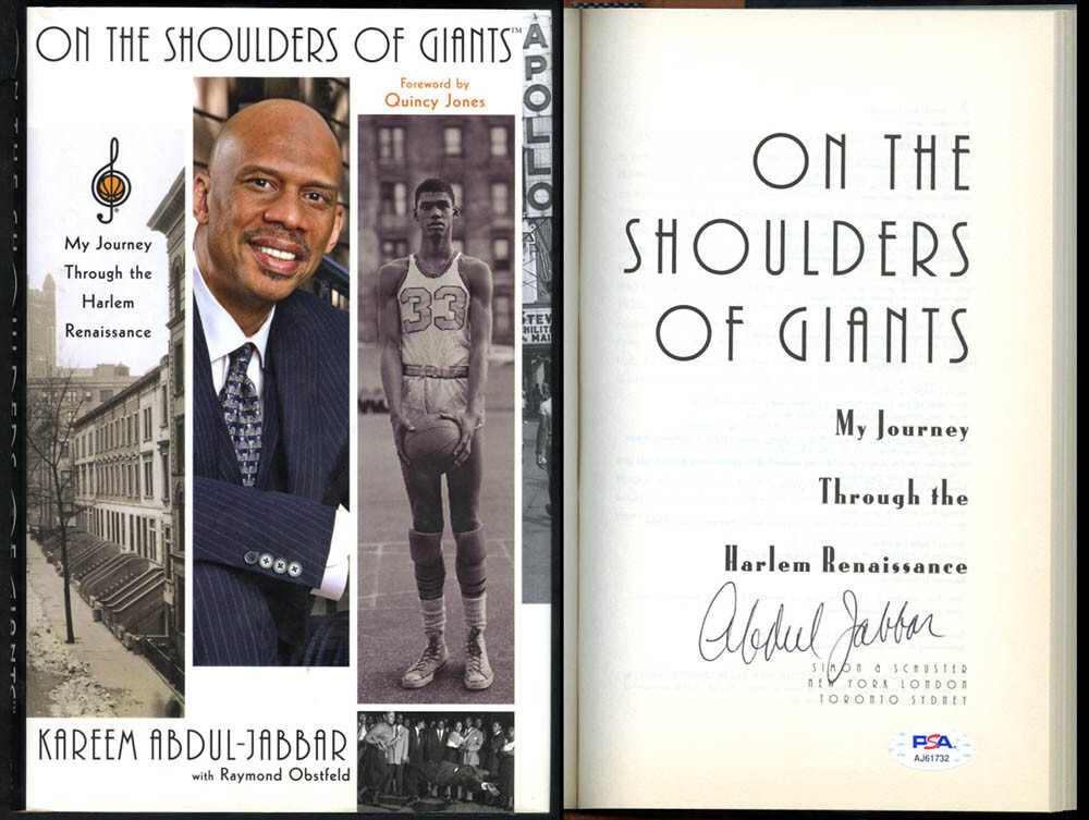 Kareem Abdul-Jabbar SIGNED On The Shoulders of Giants HC 1st PSA/DNA AUTOGRAPHED