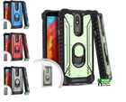 Metal Jacket with Ring Stand Phone Case For LG Journey L322DL / K30 2019 LM-X320