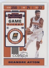 2019-20 Panini Contenders Game Ticket Blue 71/99 DeAndre Ayton #23 e6p
