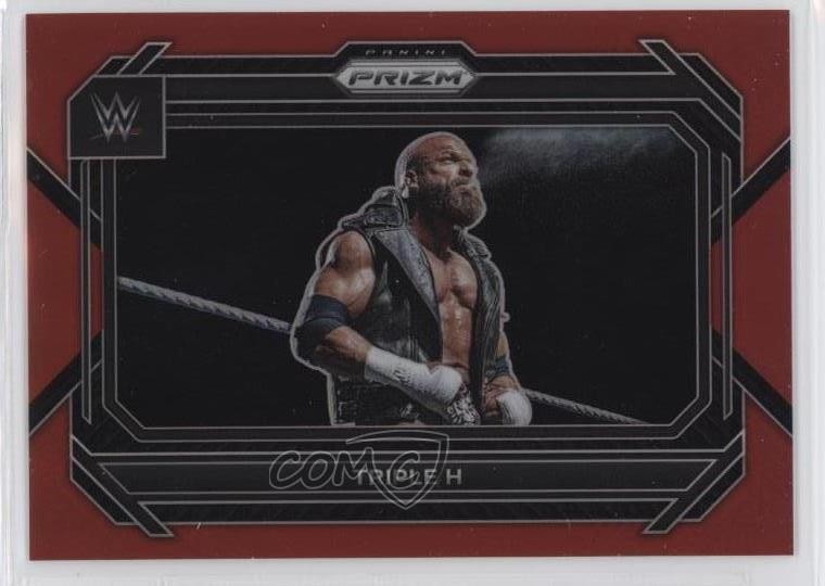 2023 Panini Prizm WWE Red Prizm 238/299 Triple H #71 13wb