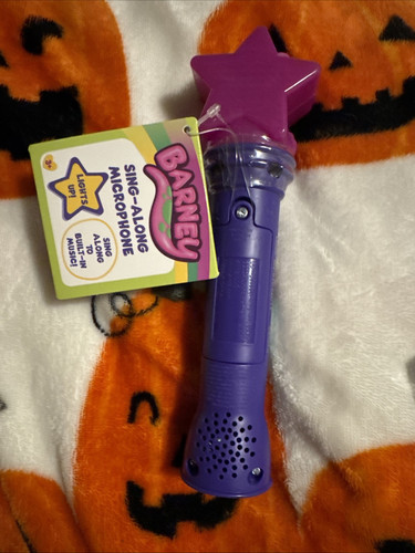 Barney’s World Microfono Sing-Along giocattolo in mano pronto per la spedizione! - Foto 2 di 3